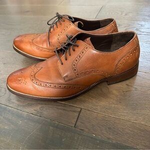 Cole Haan Men's Jefferson Grand Wingtip Oxford Tan Size 8